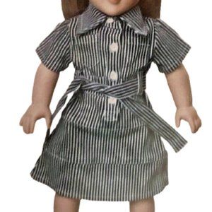 My Twinn 18" Doll Striped Denim Shirt Dress Self Belt